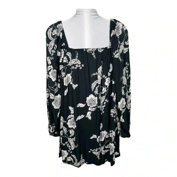 Billabong Black Floral Multi Way Boho Flowy Dress SZ XS - Picture 5 of 8